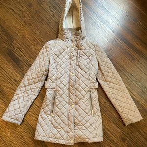 Calvin Klein Women’s Quilted Jacket Tan